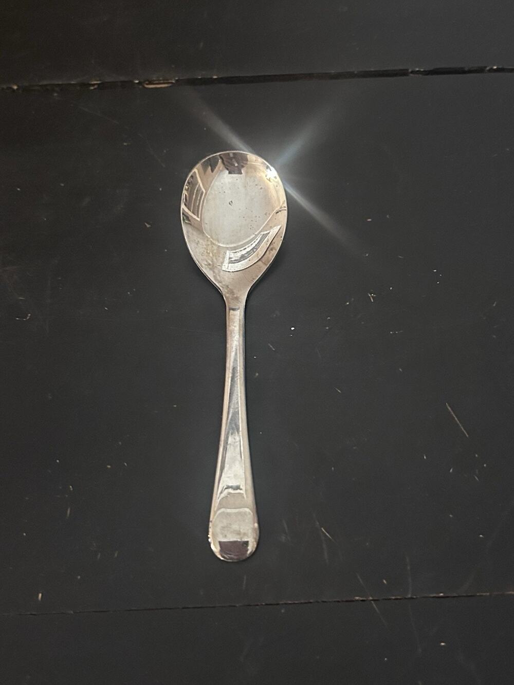 Silver Plated, Sheffield, England, Sugar Spoon